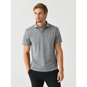 G/FORE Mens Golf Polo Shirt‎ XXL Gray GMP000025 Heather Performance NWT
